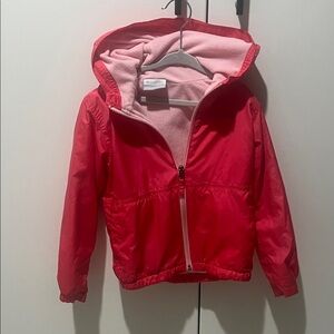 Columbia Kids Red Raincoat with Hood